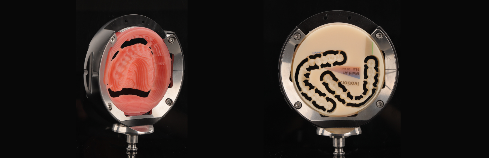 Milling the denture components